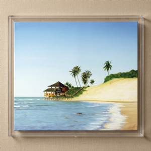 Zornoff - Praia de Genipabu- Natal RN. Óleo sobre tela, 59x79 cm, 2019.