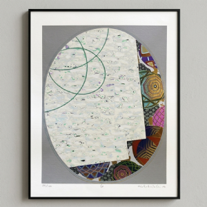 Kazuo Wakabayashi - Temari branco X/100. Serigrafia, 60x50 cm,  2004.