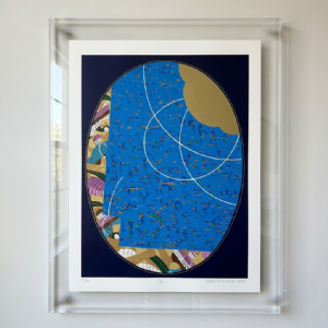 Kazuo Wakabayashi - Pássaros 61/100. Serigrafia, 60x50 cm, 2013
