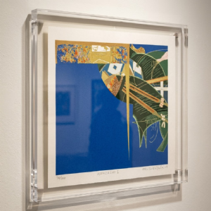 Kazuo Wakabayashi - Kanzashi x/100. Serigrafia, 47x50 cm, 2009