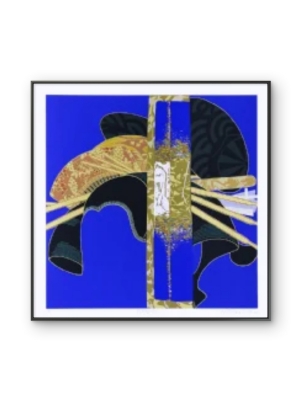 Kazuo Wakabayashi - Kanzashi x/100. Serigrafia, 60x60 cm, 2013