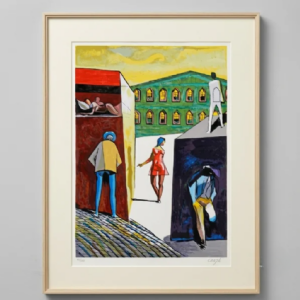 Carybé - Sem título x/200. Serigrafia, 70x50 cm.