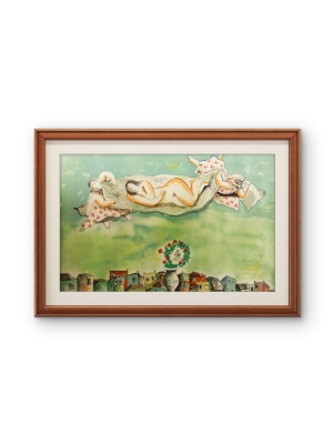 Cicero Dias - Amizade 35/75. Litografia, 68x99 cm, 1983.