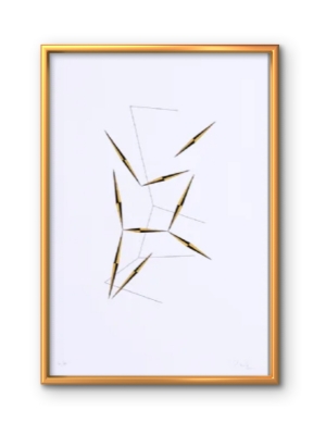 Waltercio Caldas - Sem título 60/60. Serigrafia, 70x48 cm