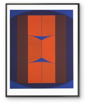 Rubens Ianelli - Sem título 17/10. Serigrafia, 66x48 cm, 2010