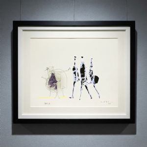 Manabu Mabe - Sem título X/100. Serigrafia, 34x45 cm, 1988.