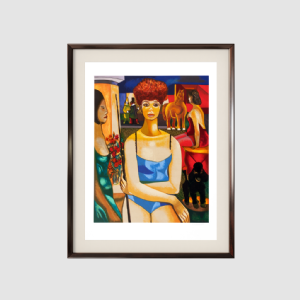 Di Cavalcanti - Circo x/120. Serigrafia, 93x70 cm, 1968-2025.