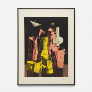 Inos Corradin - Família de bules LVI/LX. Serigrafia, 70x49 cm