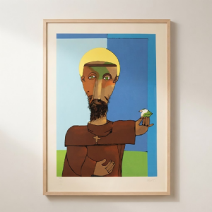 Inos Corradin - São Francisco 75/100. Serigrafia, 66x48 cm
