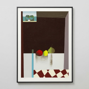 Inos Corradin - Natureza morta e marinha P.A. Serigrafia, 76x56 cm