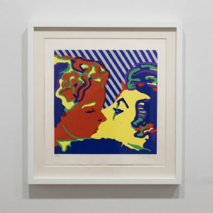 Rubens Gerchman - Beijo 38/50. Serigrafia, 70x70 cm.