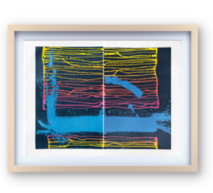 Gilberto Salvador - Sem título 11/20. Litografia, 96x128 cm, 1988.