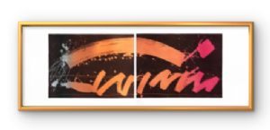 Gilberto Salvador - Sem título 15/20. Litografia,70x196 cm, 1987.