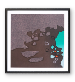 Kenji Fukuda - Sem título 71/100. Serigrafia, 70x70 cm, 2015.