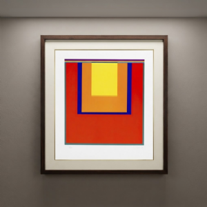 Gonçalo Ivo - Série rios 23/50. Serigrafia, 50x50 cm.