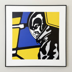 Claudio Tozzi - Astronauta 8/22. Serigrafia, 122x122 cm, 1969/2022.
