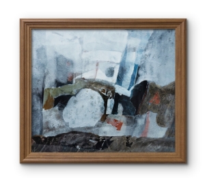 Armando Sendin - Sem título. Aquarela, 24x28 cm, 1982.