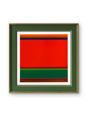 Gonçalo Ivo - Tissu naga 22/25. Serigrafia, 70x70 cm.