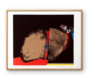 Manabu Mabe - Poema da lua 5/80. Serigrafia, 50x65 cm, 1979.