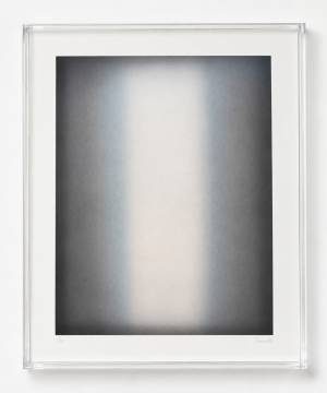 Arcangelo Ianelli -Série Vibrações Preto 48/68. Serigrafia, 70x101 cm, 2000.