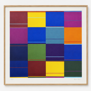 Gonçalo Ivo - Sem título P.I. - 2/2. Serigrafia, 110x110 cm
