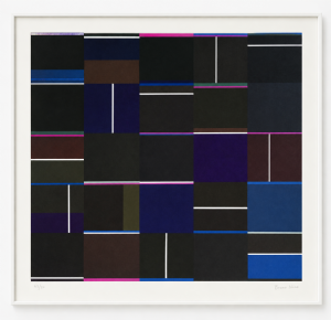 Gonçalo Ivo - Composição 22/25. Serigrafia, 110x110 cm.