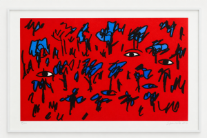 Siron Franco - Sem título 9/60. Serigrafia, 50x70 cm, 2016